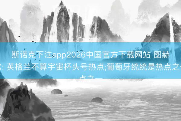 斯诺克下注app2026中国官方下载网站 图赫尔: 英格兰不算宇宙杯头号热点;葡萄牙统统是热点之一